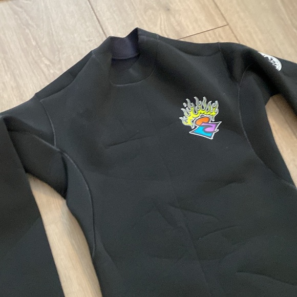 NWT Rip Curl Junior Dawn Patrol Jacket Wetsuit Top Black size 12 - Picture 4 of 5